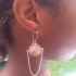 Marcus Garvey Earring with chain detail